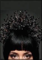 Дизайнерска кристална Корона Black Queen